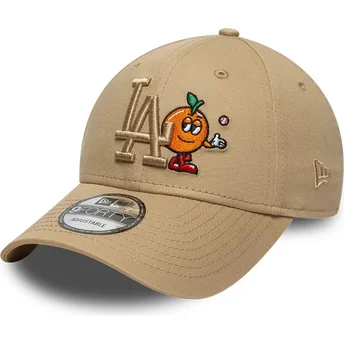 Cap išlenkta brown adjustable strap 9FORTY Tonal Icon Los Angeles Dodgers MLB New Era