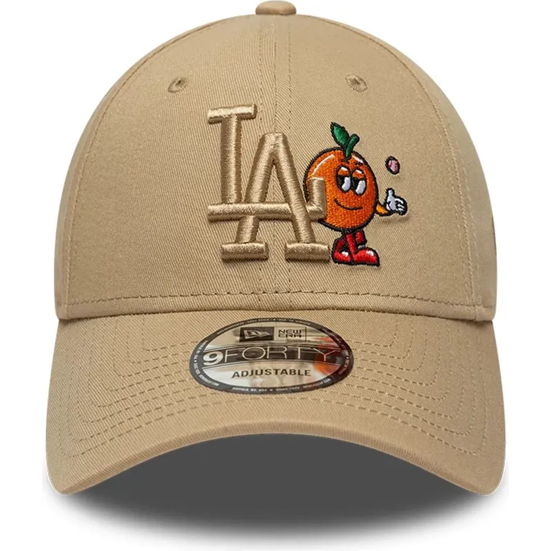 cap-islenkta-brown-adjustable-strap-9forty-tonal-icon-los-angeles-dodgers-mlb-new-era