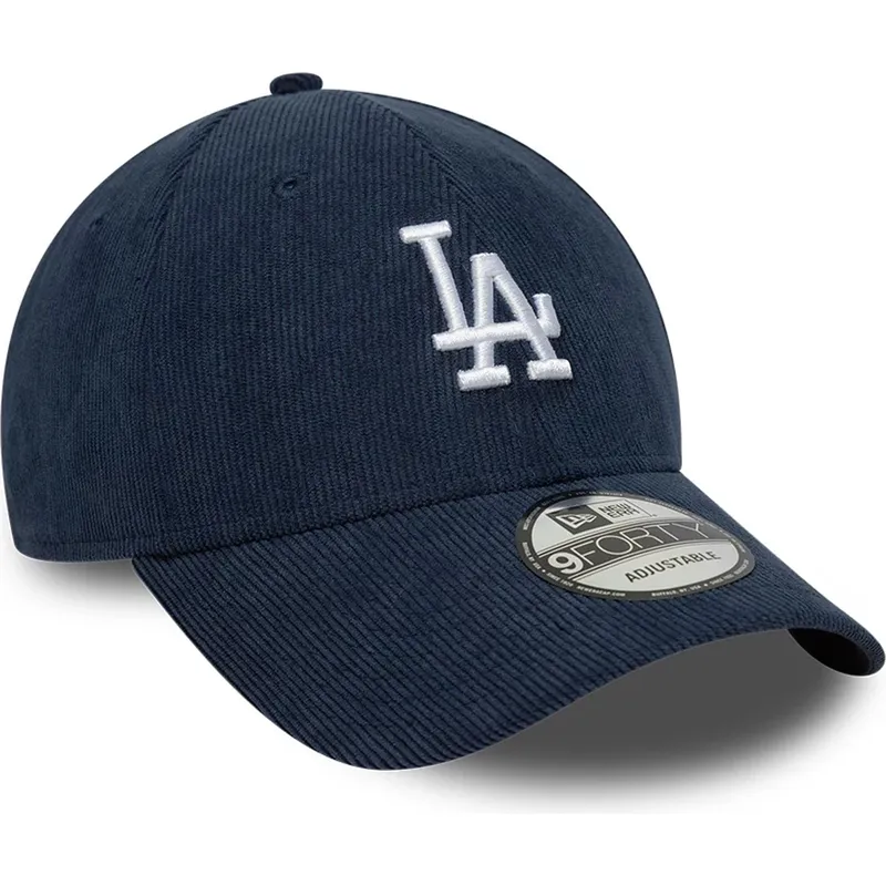 granatowa-zakrzywiona-czapka-z-regulacja-9forty-soft-cord-los-angeles-dodgers-mlb-new-era