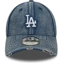 kepure-islenkta-melyna-reguliuojamas-9forty-acid-wash-denim-los-angeles-dodgers-mlb-new-era