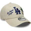 bezowa-regulowana-czapka-z-zakrzywionym-daszkiem-9forty-city-icon-los-angeles-dodgers-mlb-new-era
