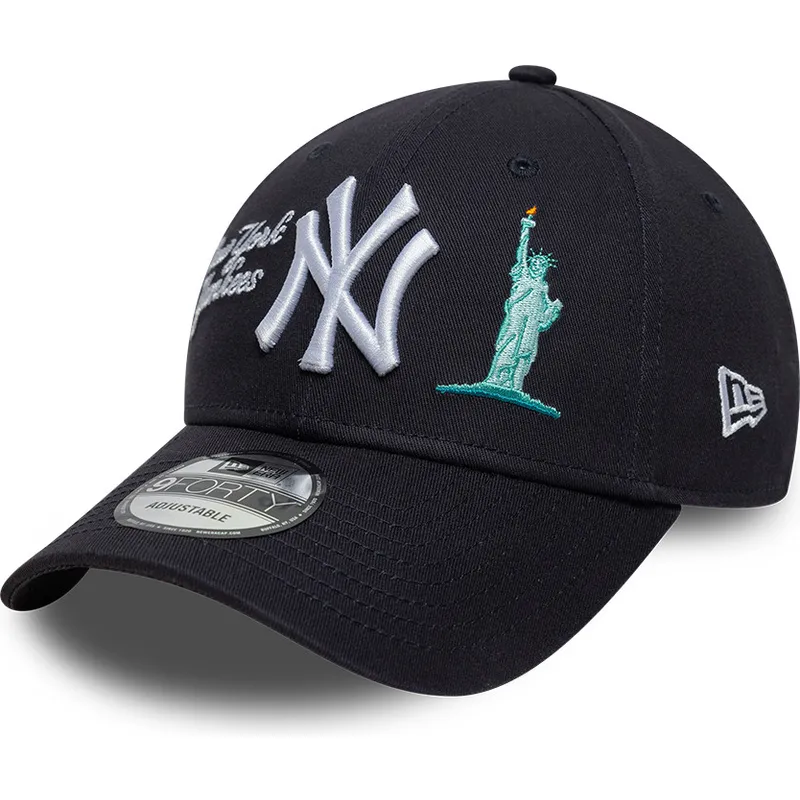 kepure-islenkta-tamsiai-melyna-reguliuojama-juostele-9forty-city-icon-new-york-yankees-mlb-new-era