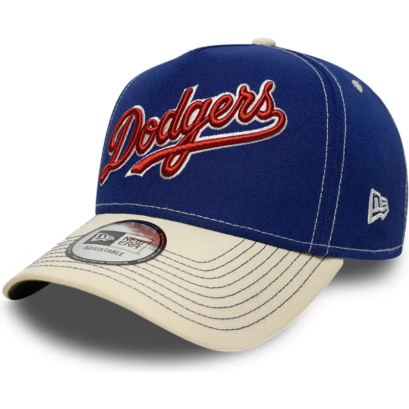 kepure-islenkta-melyna-snapback-e-frame-city-icon-los-angeles-dodgers-mlb-new-era