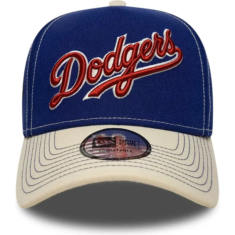 kepure-islenkta-melyna-snapback-e-frame-city-icon-los-angeles-dodgers-mlb-new-era