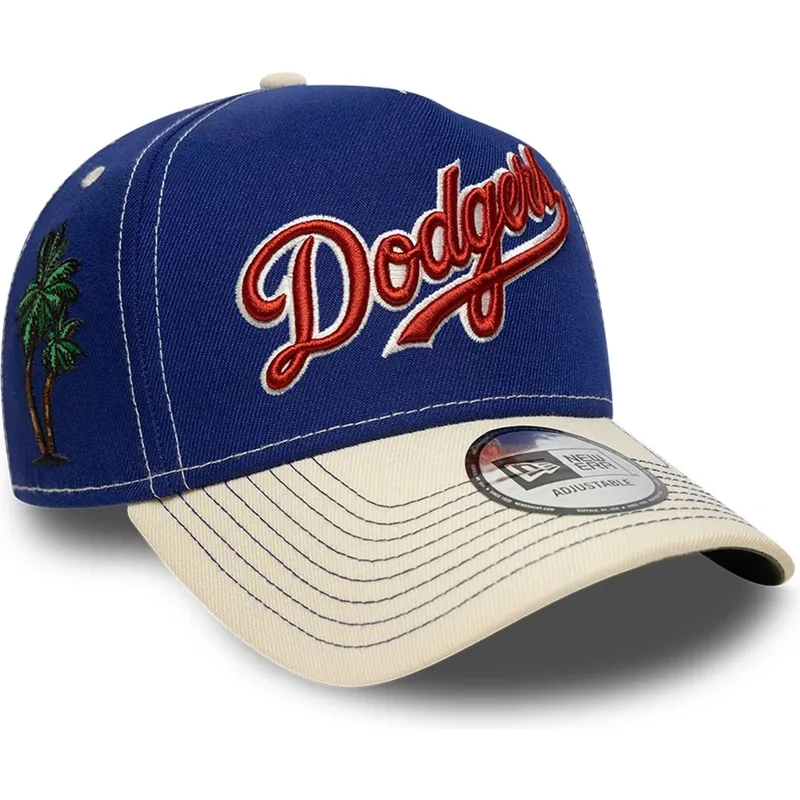 czapka-z-daszkiem-niebiesko-bezowa-snapback-e-frame-city-icon-los-angeles-dodgers-mlb-new-era