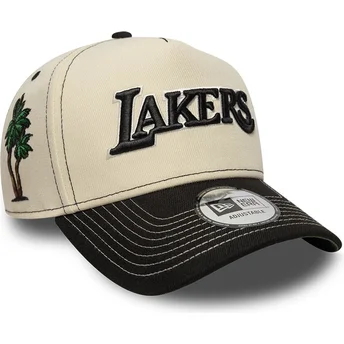 Kepurė išlenkta smėlio snapback E Frame City Icon Los Angeles Lakers NBA New Era