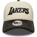 czapka-z-daszkiem-bezowo-czarna-snapback-e-frame-city-icon-los-angeles-lakers-nba-new-era