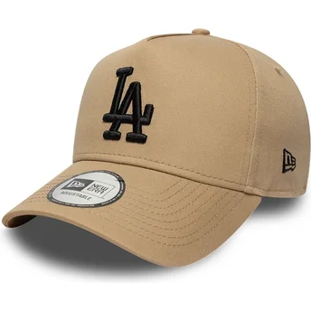 Cap išlenkta brown snapback negro E Frame League Essential Los Angeles Dodgers MLB New Era