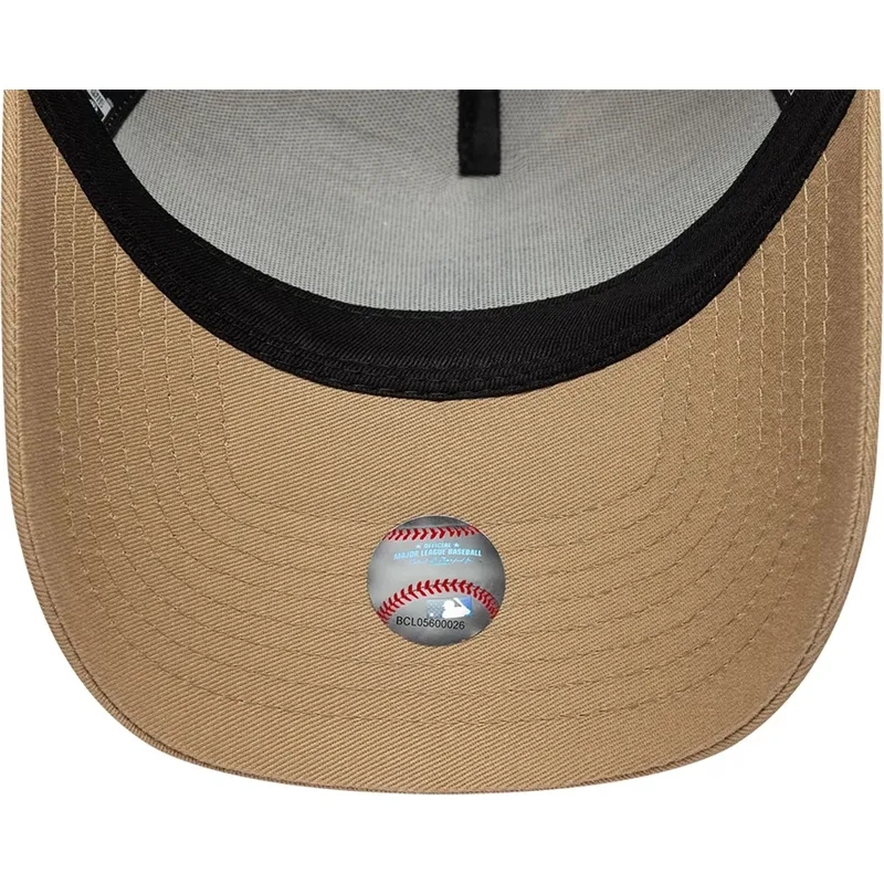 cap-islenkta-brown-snapback-negro-e-frame-league-essential-los-angeles-dodgers-mlb-new-era