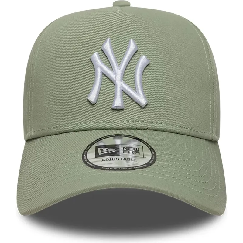 czapka-z-daszkiem-zielona-snapback-e-frame-league-essential-new-york-yankees-mlb-new-era