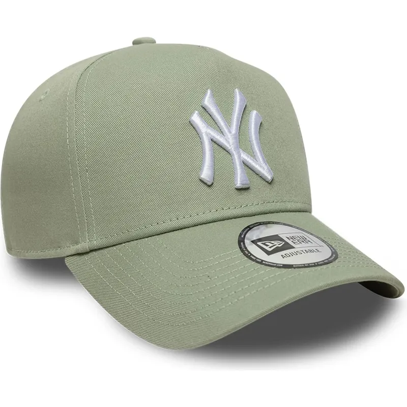 czapka-z-daszkiem-zielona-snapback-e-frame-league-essential-new-york-yankees-mlb-new-era