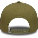 new-era-curved-brim-e-frame-patch-linen-green-snapback-cap
