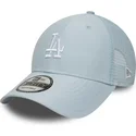kepure-islenkta-vilkikas-melyna-reguliuojama-juostele-claro-9forty-homefield-midi-los-angeles-dodgers-mlb-new-era