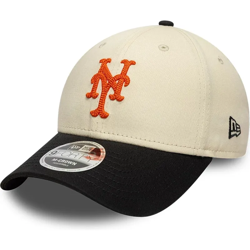 cap-islenkta-beige-snapback-9forty-m-crown-side-script-new-york-mets-mlb-new-era
