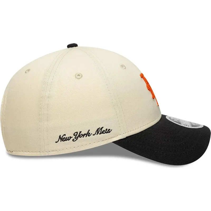 cap-islenkta-beige-snapback-9forty-m-crown-side-script-new-york-mets-mlb-new-era