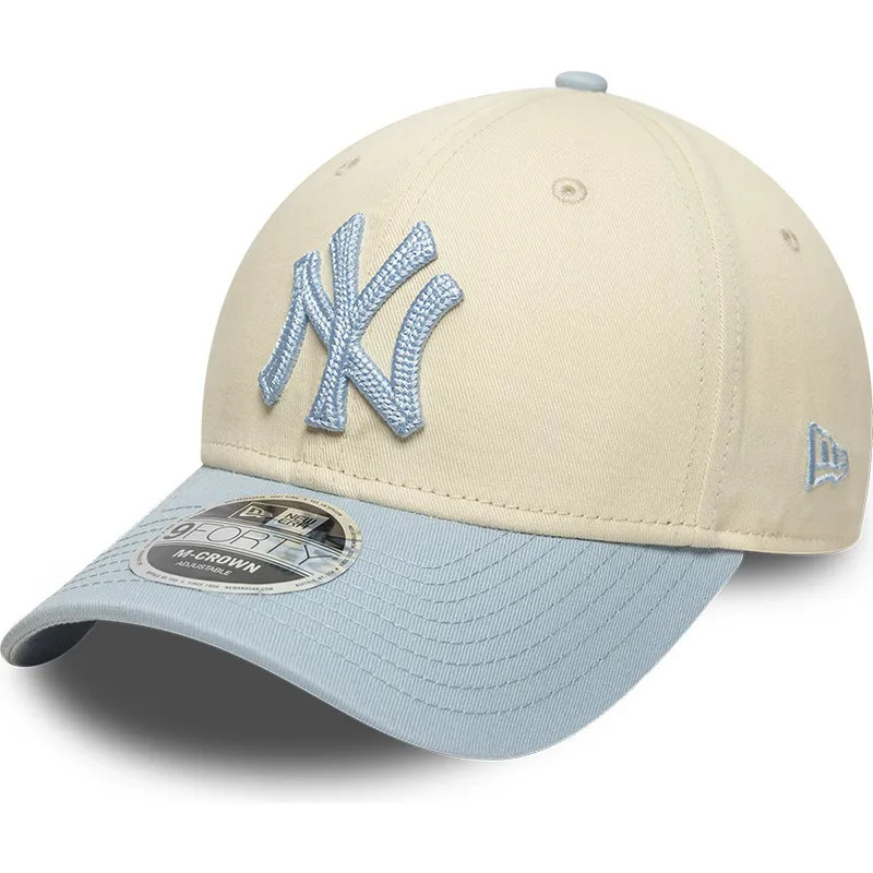 cap-islenkta-beige-snapback-9forty-m-crown-side-script-new-york-yankees-mlb-new-era