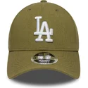 cap-islenkta-green-snapback-9forty-m-crown-linen-los-angeles-dodgers-mlb-new-era