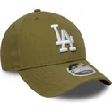cap-islenkta-green-snapback-9forty-m-crown-linen-los-angeles-dodgers-mlb-new-era