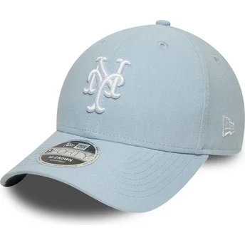 Kepurė išlenkta mėlyna snapback claro 9FORTY M-Crown Linen New York Mets MLB New Era