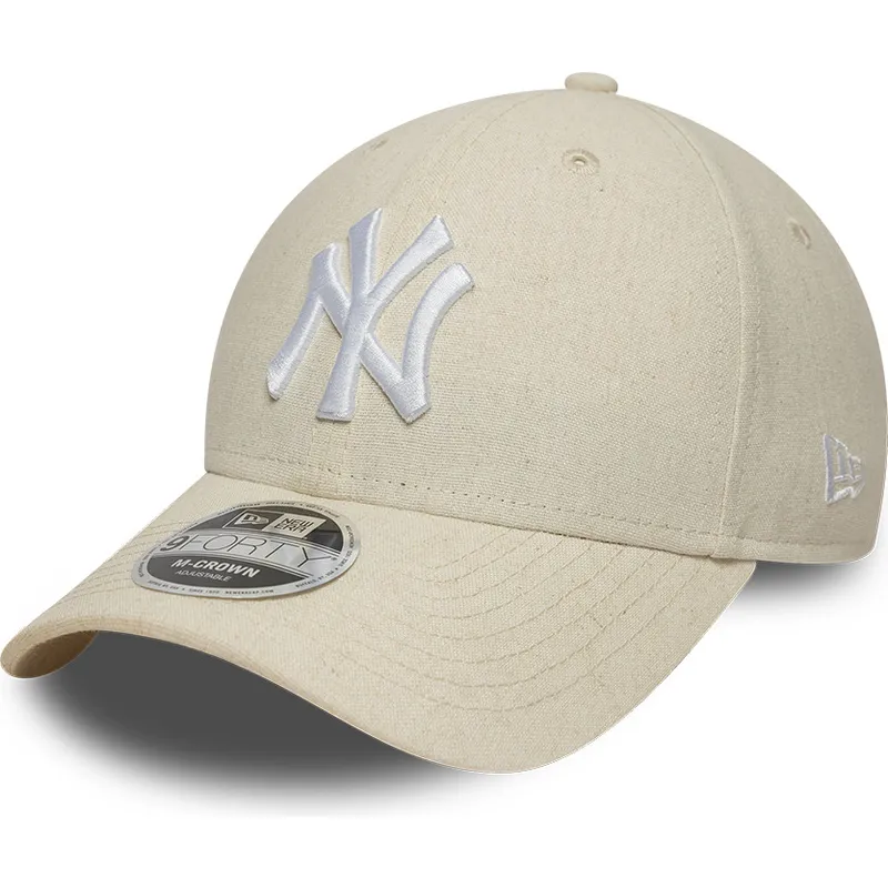 cap-islenkta-beige-snapback-9forty-m-crown-linen-new-york-yankees-mlb-new-era