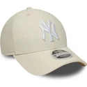 cap-islenkta-beige-snapback-9forty-m-crown-linen-new-york-yankees-mlb-new-era