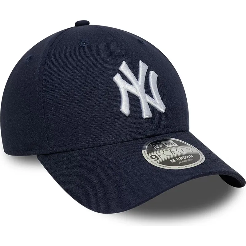 granatowa-czapka-z-zakrzywionym-daszkiem-snapback-9forty-m-crown-linen-new-york-yankees-mlb-new-era