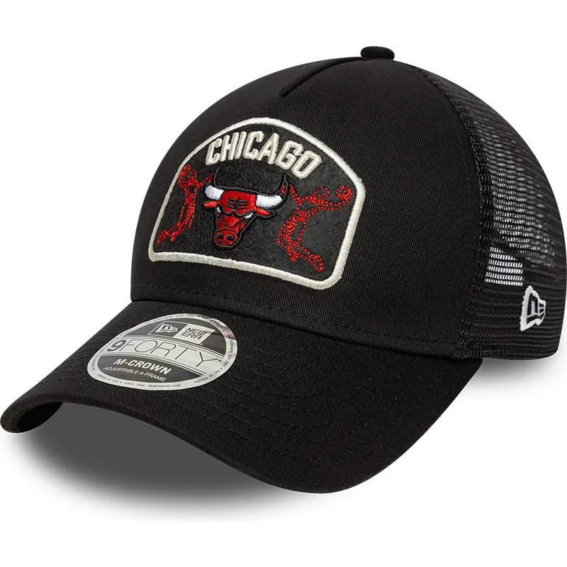 cap-islenkta-black-snapback-9forty-m-crown-a-frame-chicago-bulls-nba-new-era