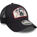 kepure-islenkta-tamsiai-melyna-snapback-9forty-m-crown-a-frame-los-angeles-dodgers-mlb-new-era