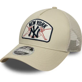 Kepurė išlenkta smėlio snapback 9FORTY M-Crown A Frame New York Yankees MLB New Era