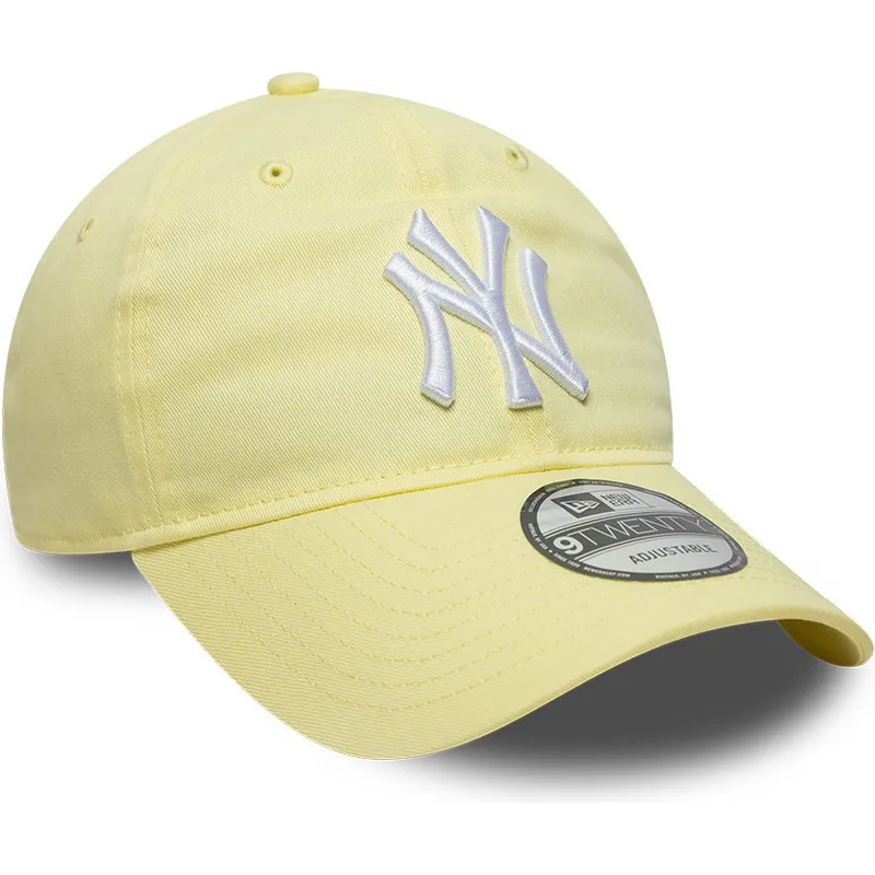 kepure-islenkta-geltona-reguliuojamas-9twenty-league-essential-new-york-yankees-mlb-new-era