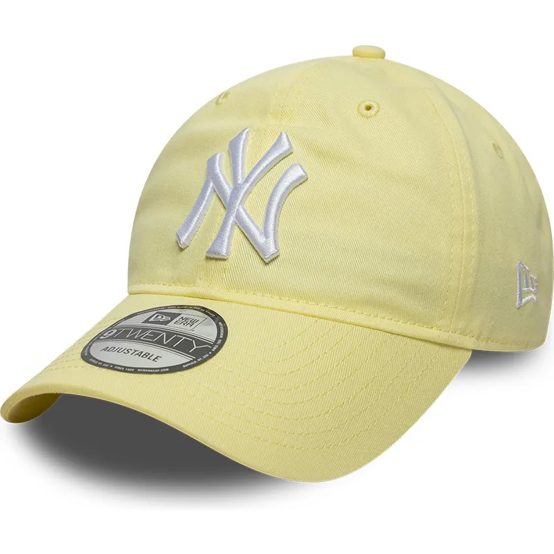 kepure-islenkta-geltona-reguliuojamas-9twenty-league-essential-new-york-yankees-mlb-new-era