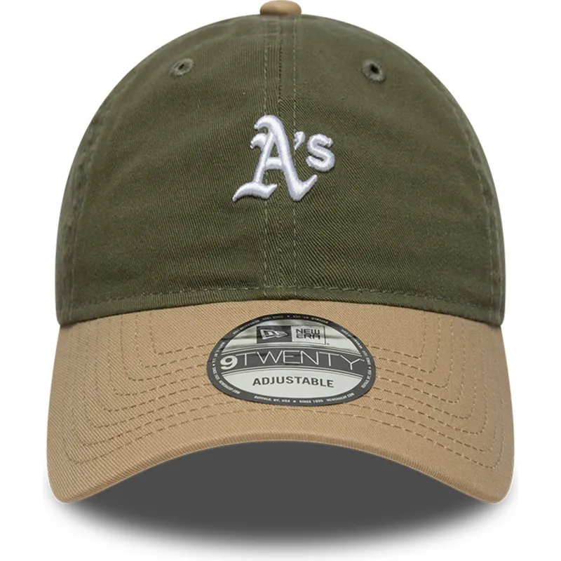 kepure-islenkta-ivairiaspalvis-reguliuojamas-9twenty-mini-washed-contrast-oakland-athletics-mlb-new-era