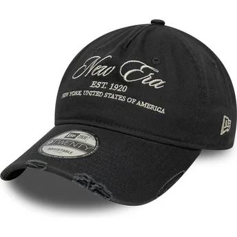 Cap išlenkta black adjustable strap 9TWENTY New Era