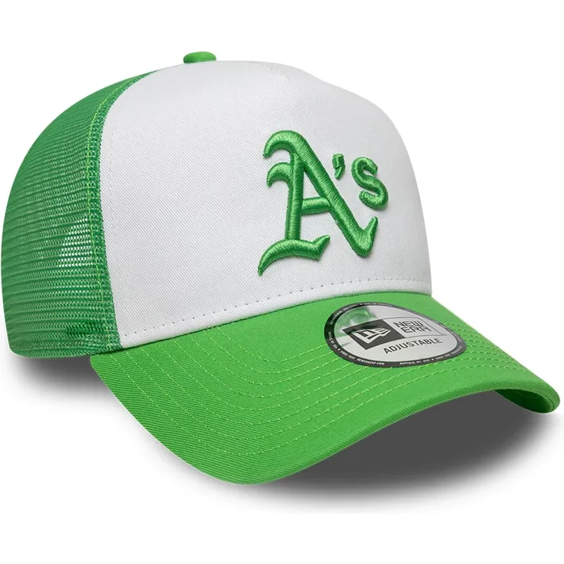cap-islenkta-green-snapback-a-frame-league-essential-oakland-athletics-mlb-new-era cap-islenkta-green-snapback-a-frame-league-essential-oakland-athletics-mlb-new-era