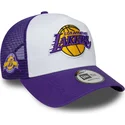 kepure-islenkta-violetine-snapback-a-frame-side-patch-los-angeles-lakers-nba-new-era
