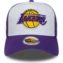 kepure-islenkta-violetine-snapback-a-frame-side-patch-los-angeles-lakers-nba-new-era