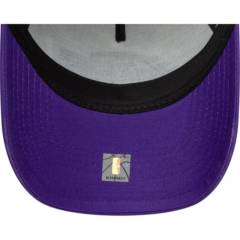 kepure-islenkta-violetine-snapback-a-frame-side-patch-los-angeles-lakers-nba-new-era