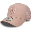 kepure-islenkta-rozine-snapback-a-frame-outline-new-york-yankees-mlb-new-era