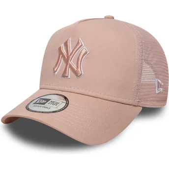 Cap išlenkta pink snapback A Frame Outline New York Yankees MLB New Era