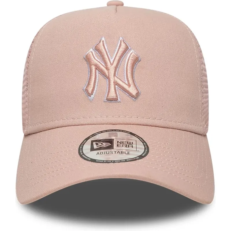 cap-islenkta-pink-snapback-a-frame-outline-new-york-yankees-mlb-new-era