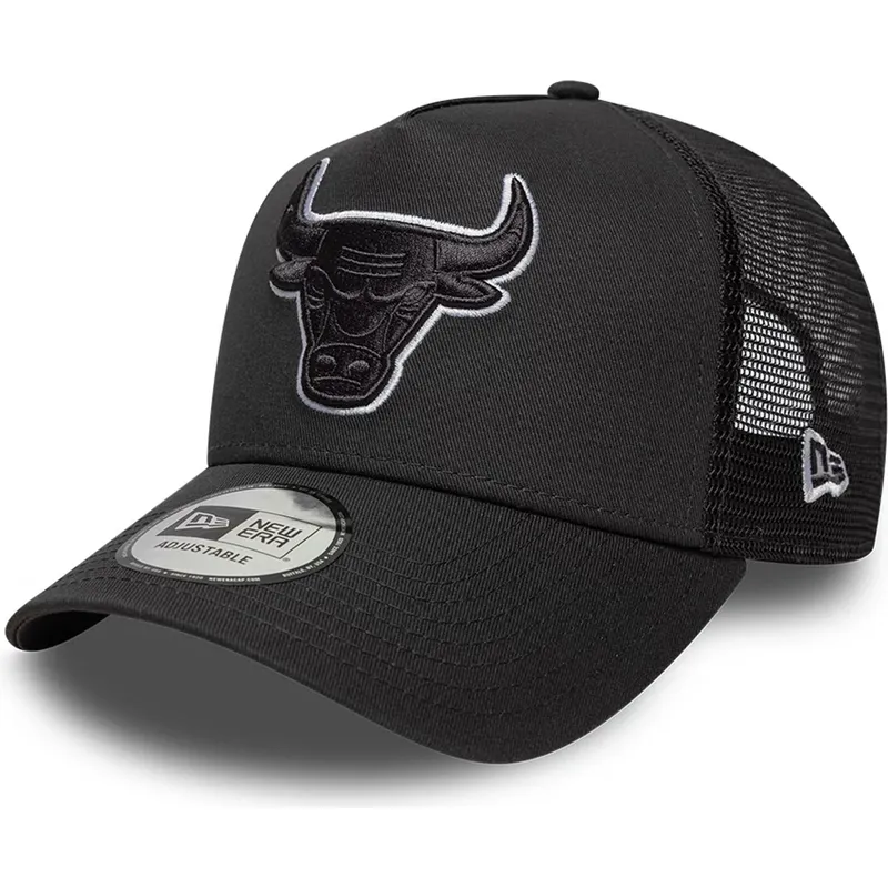 cap-islenkta-black-snapback-a-frame-outline-chicago-bulls-nba-new-era