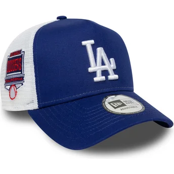 Czapka trucker niebieska A Frame Side Patch Los Angeles Dodgers MLB New Era