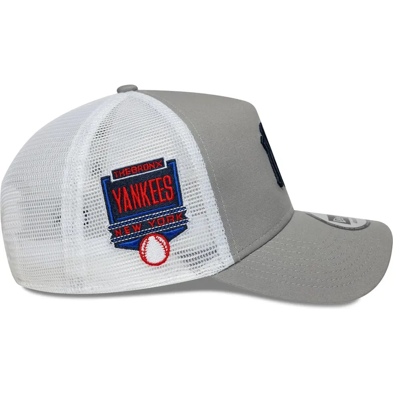 kepure-islenkta-vilkikas-pilka-snapback-a-frame-side-patch-new-york-yankees-mlb-new-era