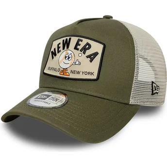 Czapka trucker zielona A Frame Summer Patch New Era