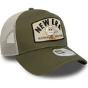 czapka-trucker-zielona-a-frame-summer-patch-new-era