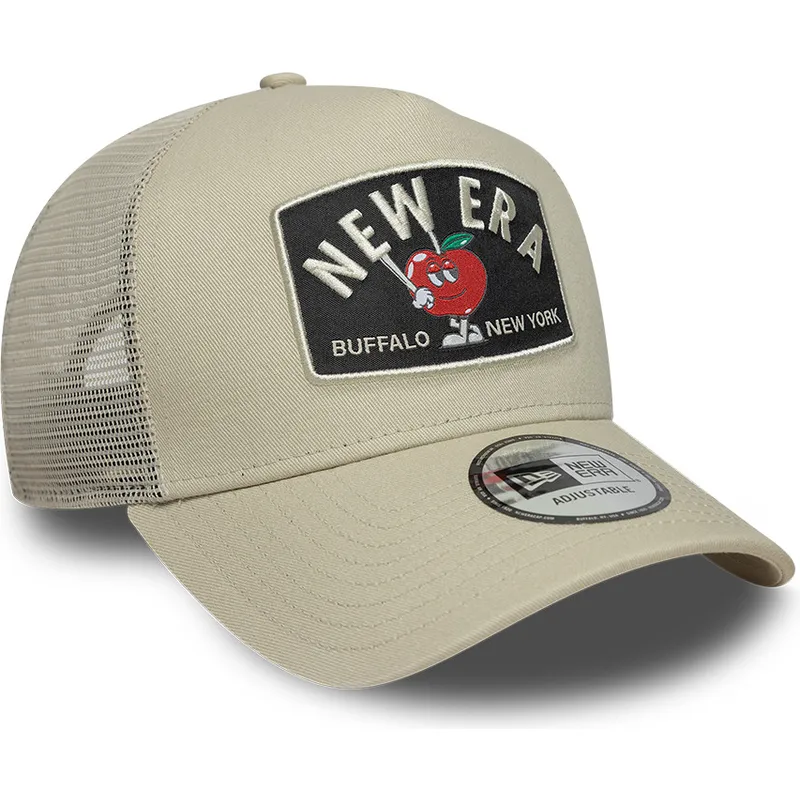new-era-a-frame-summer-patch-beige-trucker-hat