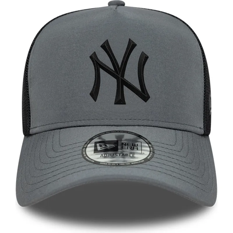 czapka-trucker-szara-z-czarnym-logo-a-frame-sport-new-york-yankees-mlb-new-era