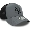 new-era-black-logo-a-frame-sport-new-york-yankees-mlb-grey-trucker-hat
