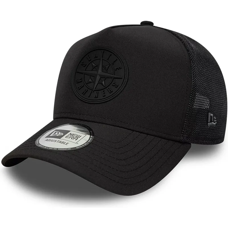 kepure-islenkta-vilkikas-juoda-snapback-a-frame-sport-seattle-mariners-mlb-new-era