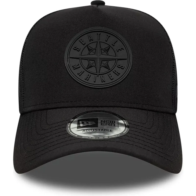 kepure-islenkta-juoda-snapback-a-frame-sport-seattle-mariners-mlb-new-era